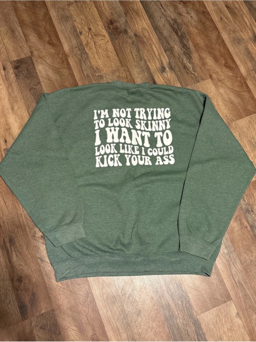 Green Graphic Crewneck Sweatshirt - Casual Men's Sweater